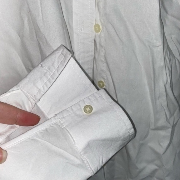 Loft Jeweled Collar Everyday White Button Down - Picture 4 of 5